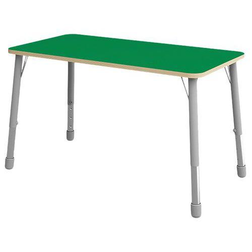 Table Eko rectangulaire 138 x 69 cm réglable T1 à T3 - vert thumbnail image 1