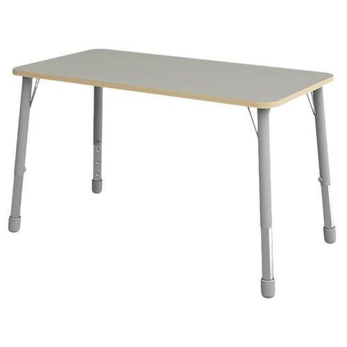Table Eko rectangulaire 138 x 69 cm réglable T1 à T3 - gris thumbnail image 1