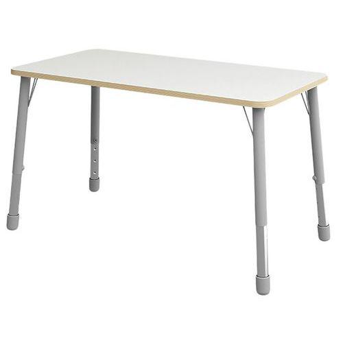 Table Eko rectangulaire 138 x 69 cm réglable T3 à T6 - blanc thumbnail image 1