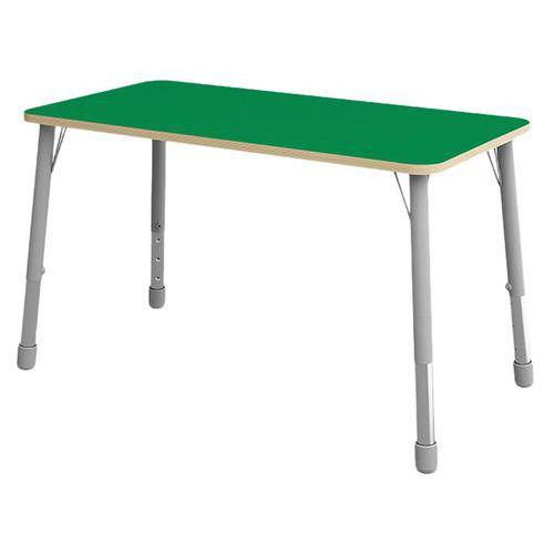 Table Eko rectangulaire 138 x 69 cm réglable T3 à T6 - vert thumbnail image 1