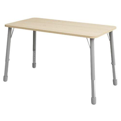Table Eko rectangulaire 138 x 69 cm réglable T3 à T6 - bouleau thumbnail image 1