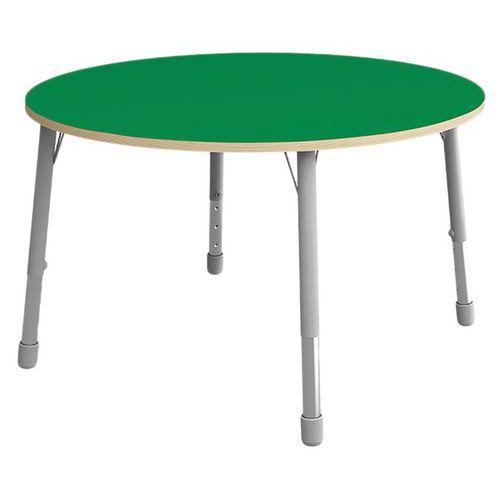 Table Eko ronde ø 136 cm réglable T1 à T3 - vert thumbnail image 1