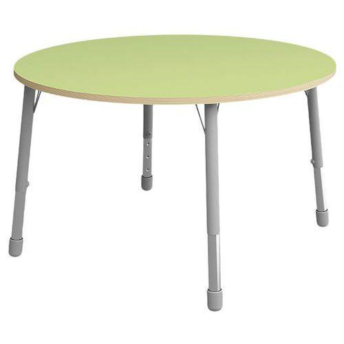 Table Eko ronde ø 136 cm réglable T3 à T6 - vert clair thumbnail image 1
