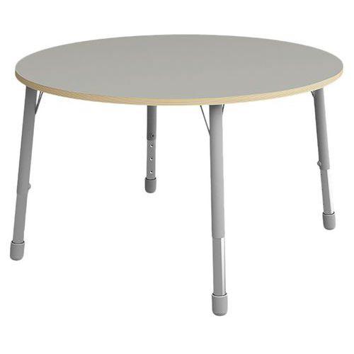 Illustration de : Table Eko ronde Ø 136 cm réglable T1 à T3
