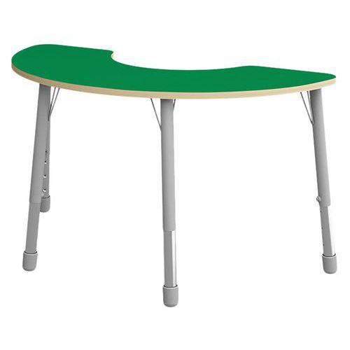 Table Eko haricot 146 x 68 cm réglable T1 à T3 - vert thumbnail image 1