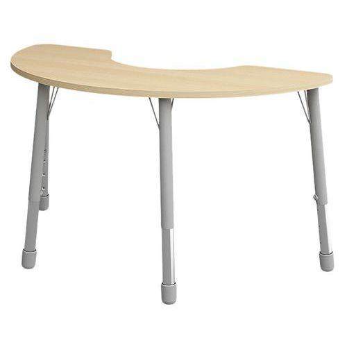 Table Eko haricot 146 x 68 cm réglable T3 à T6 - hêtre thumbnail image 1