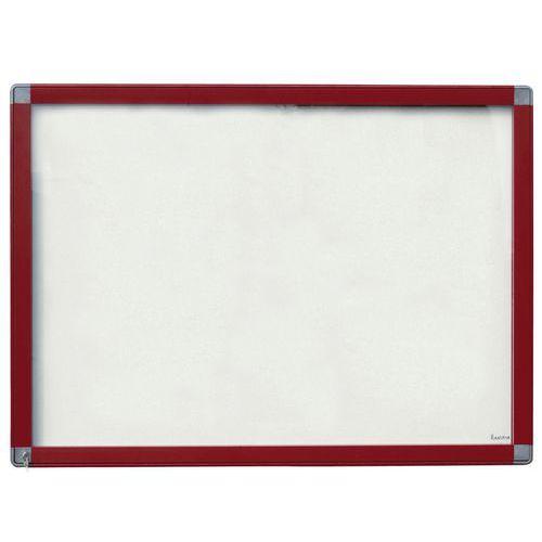 Illustration de : Vitrine extérieur Antarès porte battante Verre trempé Planorga