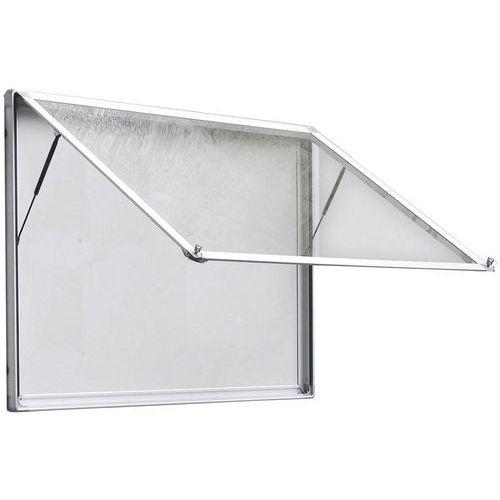 Illustration de : Vitrine extérieur Antarès porte levante Verre trempé Planorga