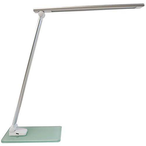 Lampe de bureau LED Poppy Unilux Blanc/Gris métal thumbnail image 1