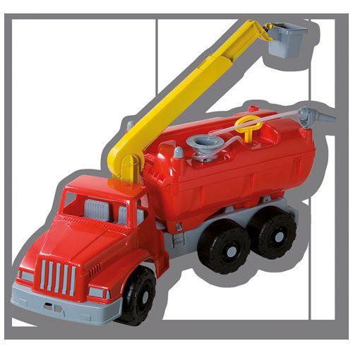 Illustration de : Camion de pompier avec nacelle