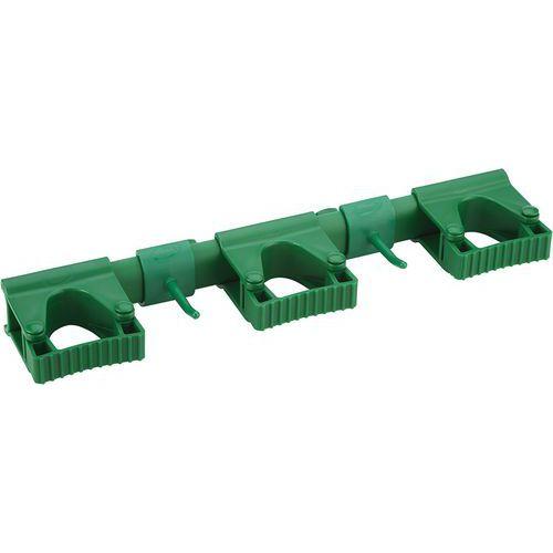 Lot de 5 Support Mural Hygiénique Hi-Flex - 42cm - Vert thumbnail image 1