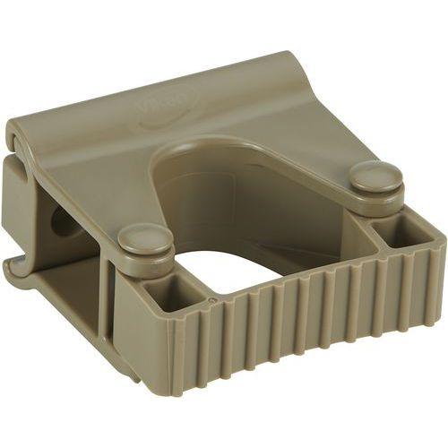 Lot de 5 Support mural hygiénique - Clip Grip - 8,3cm - Marron thumbnail image 1