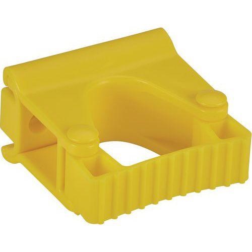 Lot de 5 Support mural hygiénique - Clip Grip - 8,3cm - Jaune thumbnail image 1