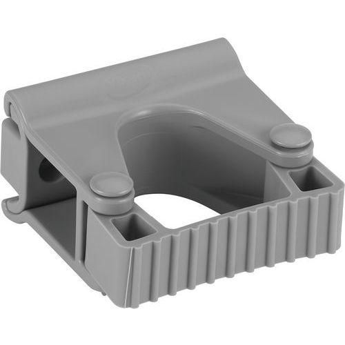 Lot de 5 Support mural hygiénique - Clip Grip - 8,3cm - Gris thumbnail image 1