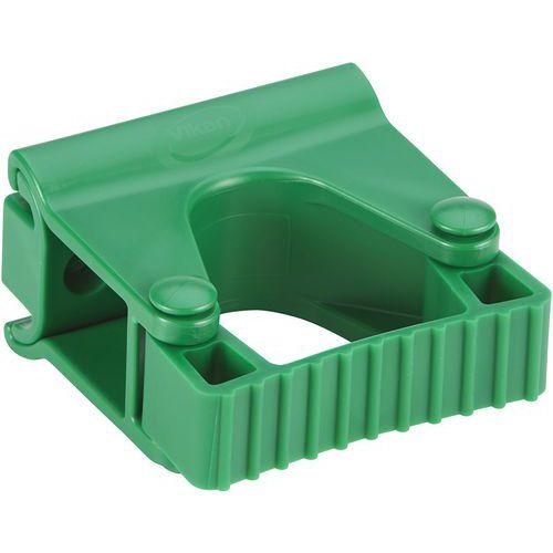 Lot de 5 Support mural hygiénique - Clip Grip - 8,3cm - Vert thumbnail image 1
