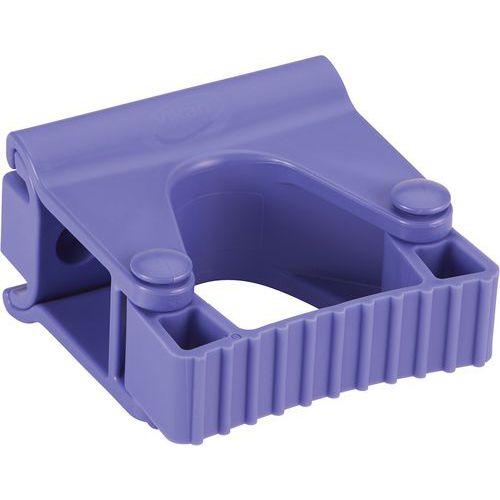 Lot de 5 Support mural hygiénique - Clip Grip - 8,3cm - Violet thumbnail image 1