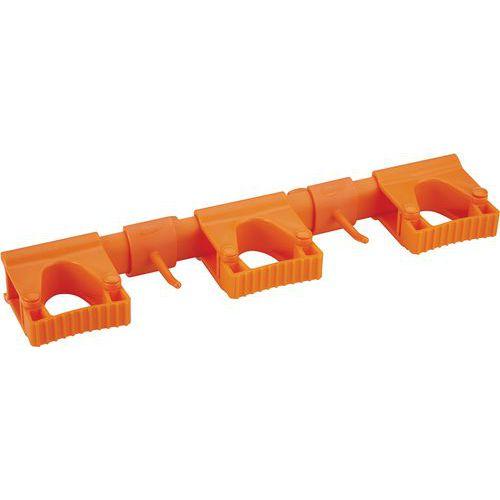 Lot de 5 Support Mural Hygiénique Hi-Flex - 42cm - Orange thumbnail image 1