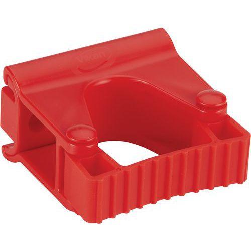 Lot de 5 Support mural hygiénique - Clip Grip - 8,3cm - Rouge thumbnail image 1