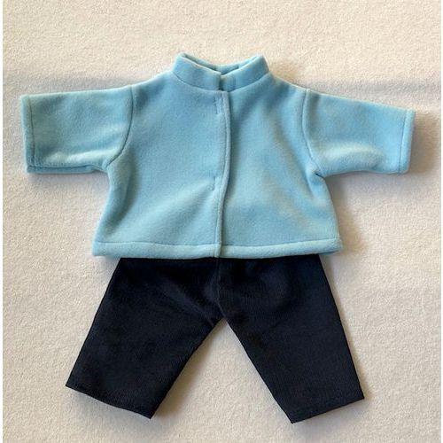 Illustration de : Tenue d'hiver garçon pour bébé 40 cm - Les pluminis