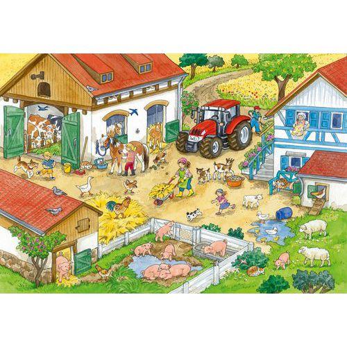 Illustration de : Lot de 2 puzzles bonheur à la ferme - Ravensburger