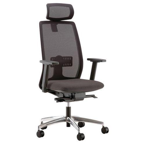 Fauteuil tissu avec têtière et pied alu Oregon thumbnail image 1