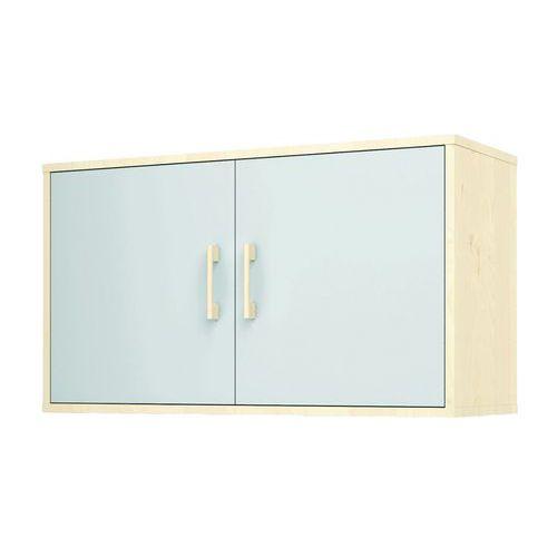 Illustration de : Etagère murale 2 portes