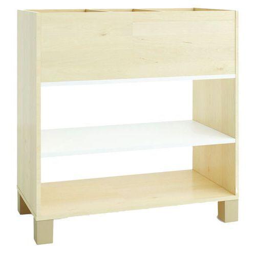 Illustration de : Caisson bacs à albums Confetti avec pieds