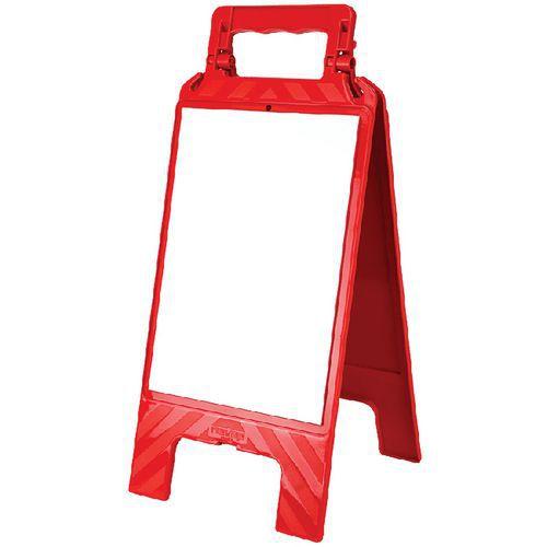 Chevalet avec message effaçable blanc / rouge - Novap thumbnail image 1