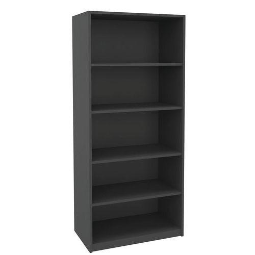 Bibliothèque haute Sirius sans porte 80x180 cm anthracite thumbnail image 1