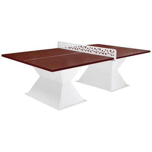 Table tennis de table Résitec+ HD 35 filet antivandalisme plateau terre battue thumbnail image 1