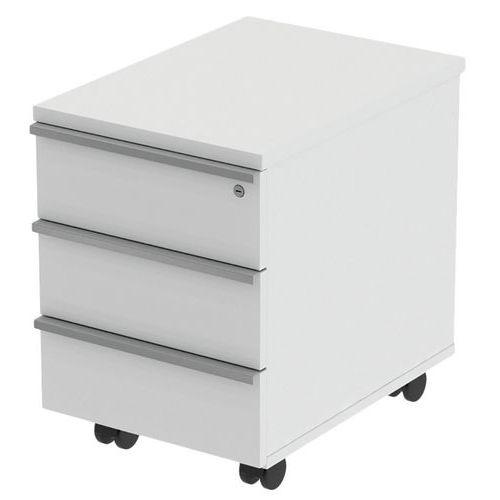 Caisson Mobile 3 tiroirs 43 x 60 ht 59 cm Blanc thumbnail image 1