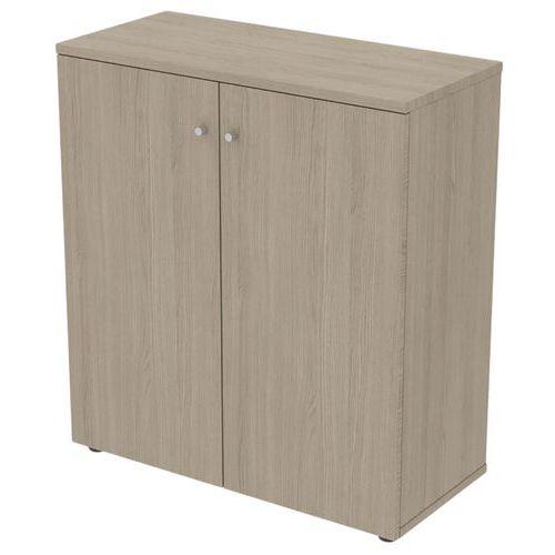 Armoire Portes Battantes 100 x 45 ht 110 cm Chêne gris thumbnail image 1