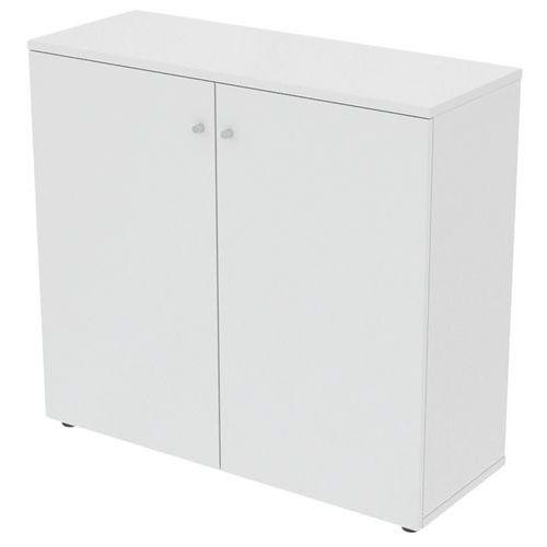 Armoire Portes Battantes 120 x 45 ht 110 cm Blanc thumbnail image 1