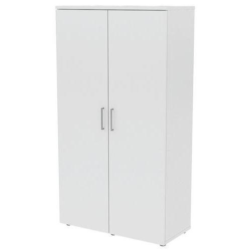 Armoire Portes Battantes 100 x 45 ht 180 cm Blanc thumbnail image 1
