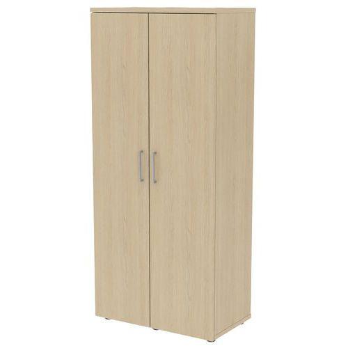 Armoire bois haute portes battantes largeur 80 cm thumbnail image 1