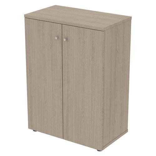 Armoire Portes Battantes 80 x 45 ht 110 cm Chêne gris thumbnail image 1