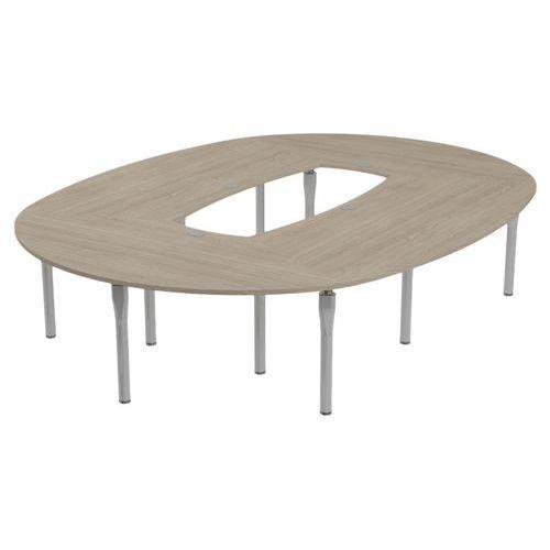 Illustration de : Table de réunion Noga ovale