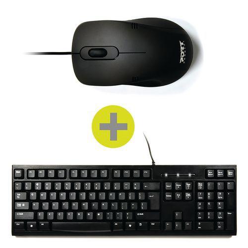 Pack clavier/souris filaire - Port connect thumbnail image 1