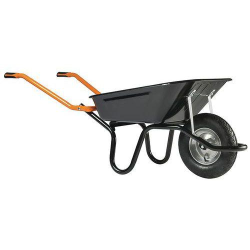 Illustration de : Brouette Aktiv ergo-compact peinte - Haemmerlin