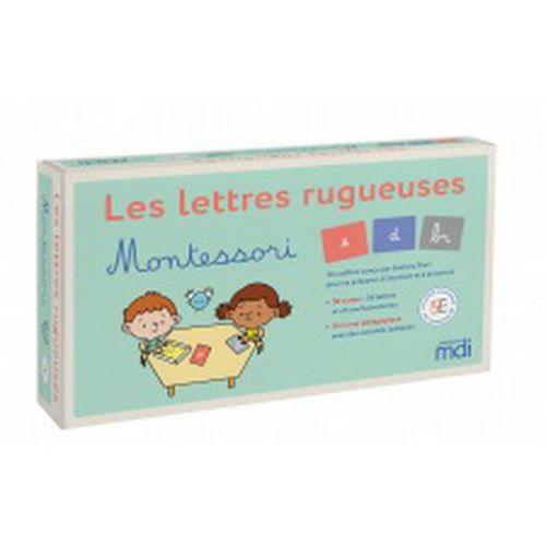 Illustration de : Les lettres rugueuses Montessori Cycles 1 et 2
