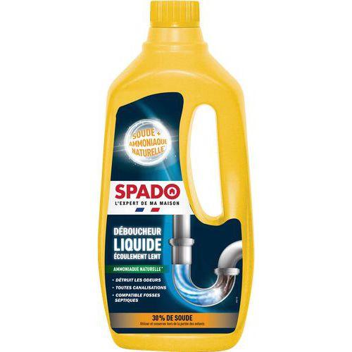 Lot de 12 Déboucheur liquide spécial écoulement lent en bidon de 1L thumbnail image 1