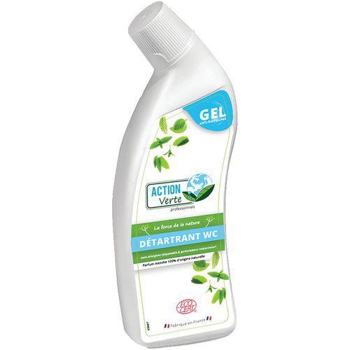 Lot de 12 Détartrant gel WC menthe Ecocert flacons de 750ml (x12) thumbnail image 1