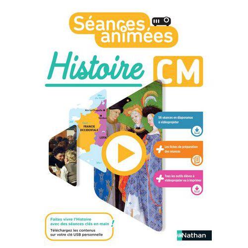 Illustration de : Séances animées Guide pédagogique histoire CM