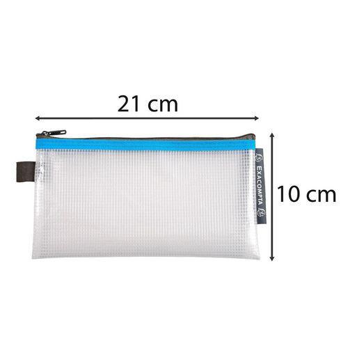 Illustration de : Pochette zip EVA format enveloppe 10x21 cm - Exacompta