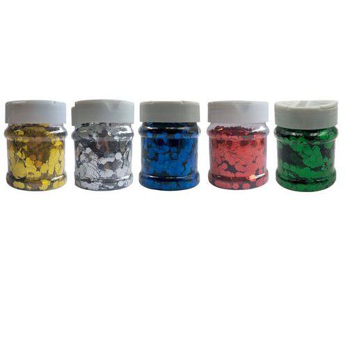 Illustration de : Paillettes Nid D'abeille 100g en pot en plastique