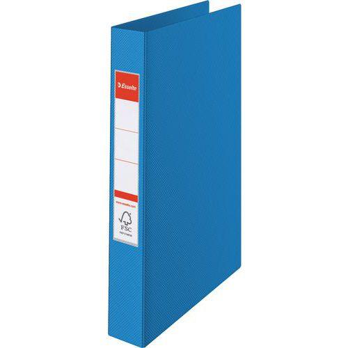 Lot de 10 Classeur 4 anneaux - 35 mm - bleu - Esselte thumbnail image 1