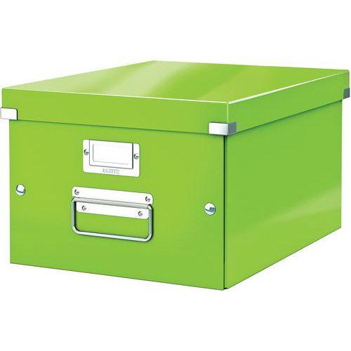 Lot de 6 Boîte de rangement modèle moyen Click & Store - vert - Leitz thumbnail image 1
