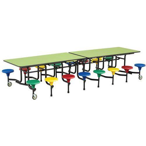 Table mobile junior rectangulaire 16 assises Taille 3 - Sico thumbnail image 1