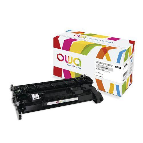Illustration de : Toner haute capacité compatible HP 26DIN 33780-1Black - OWA