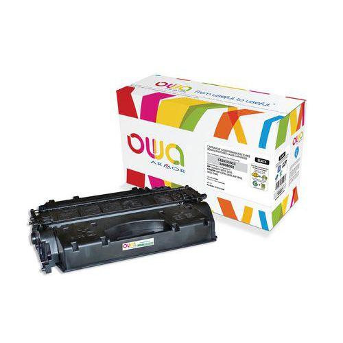 Illustration de : Toner haute capacité compatible HP 05DIN 33780-1Black - OWA